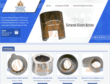 Tablet Screenshot of precisionsintered.com